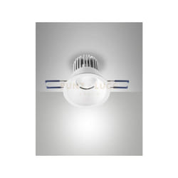 Sigma system incasso cornice tondo arretrato fisso a led 7W 3000K 800LM IP40