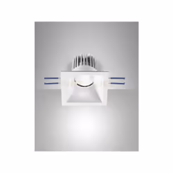 Incasso di piccole dimensioni in alluminio biancoparticolarmente adatto all’illuminazione decorativadi interni e aree di atte ...