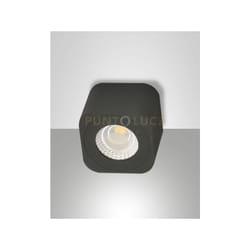 Fabas Luce - palmi luce spot antracite a led 6W 3000K 630LM in alluminio IP20