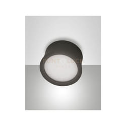 Fabas Luce - ponza luce spot antracite a led 3000K 540LM 7W in alluminio IP20