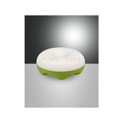 Fabas Luce - bluma lampada da tavolo verde ricaricabile a led 3000K - 3,9W - 325 lm sensore con dimmer