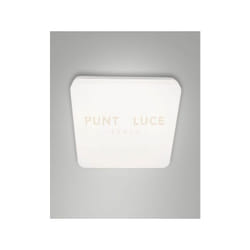 Fabas Luce - folk plafoniera bianca L.28X28CM a led 27W 3000K 2500LM IP65