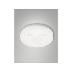 Fabas Luce - trigo plafoniera bianca D.28CM a led 27W 3000K 2500LM IP65