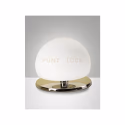 Lampada da tavolo struttura in metallo e vetro soffiato composto da 1 luce con attacco G9, lampadina inclusa, Regolazione luc ...