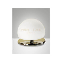 Morgana Lampada Da Tavolo Attacco G9 Lampadina Inclusa Colore Cromo Dimmerbile D.15cm