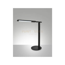 Fabas Luce - ideal lampada da tavolo nero a led orientabile cct 3000K - 4000K - 5000K - 6000K- 10W - 1000 lm dimmerabile