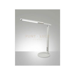 Fabas Luce - ideal lampada da tavolo bianca a led orientabile cct 3000K - 4000K - 5000K - 6000K- 10W - 1000 lm dimmerabile