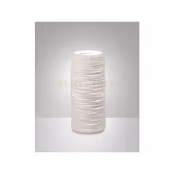 Lampada da tavolo con struttura in metallo e ceramica bianca 1 luce attacco E27 con interruttore.