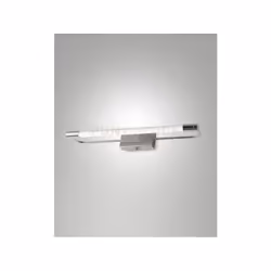 Applique per specchio con struttura in metallo e metacrilato a LED 3000K - 10W - 1150 lm colore cromo IP44