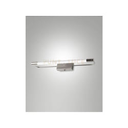 Fabas Luce - rapallo applique cromo L.40CM in metallo e metacrilato a led 3000K - 10W - 1150 lm