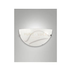 Magma applique bianca 1 luce attacco E27 d. vetro 30CM