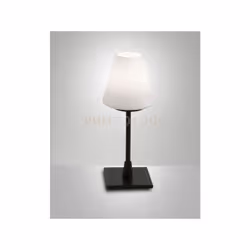 Lampada da tavolo struttura in metallo e vetro soffiato composto da 1 luce con attacco G9, lampadina inclusa, Regolazione luc ...