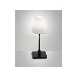 Fabas Luce - lucy lampada da tavolo attacco G9 lampadina inclusa colore nera D.10CM dimmerabile