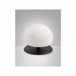 Lampada da tavolo struttura in metallo e vetro soffiato composto da 1 luce con attacco G9, lampadina inclusa, Regolazione luc ...