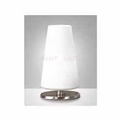 Lampada da tavolo struttura in metallo e vetro soffiato composto da 1 luce con attacco G9, lampadina inclusa, Regolazione luc ...