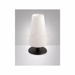 Lampada da tavolo struttura in metallo e vetro soffiato composto da 1 luce con attacco G9, lampadina inclusa, Regolazione luc ...