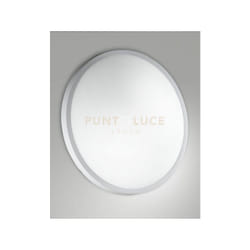 Fabas Luce - plaza plafoniera bianca D.40CM a led 3000K - 24W - 2400 lmIP41