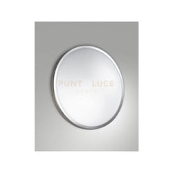 Fabas Luce - plaza plafoniera cromo D.30CM a led 3000K - 12W - 1100 lm IP41