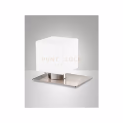 Lampada da tavolo struttura in metallo e vetro soffiato composto da 1 luce con attacco G9, lampadina inclusa, Regolazione luc ...