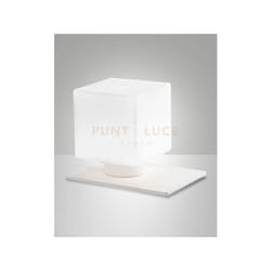 Fabas Luce - zara lampada da tavolo colore bianco attacco G9 lampadina inclusa dimmerabile
