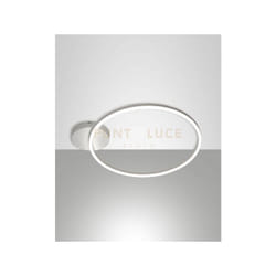 Fabas Luce - giotto plafoniera bianca D.60CM a led 3000K - 36W - 3780 lm dimmerabile smart c/access.