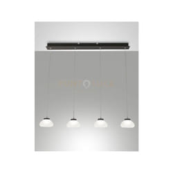 ARABELLA SOSPENSIONE BIANCA 4 LUCI RETTANGOLARE A LED 3000K - 32W - 3020 lm DIMMERABILE SMART C/ACC.