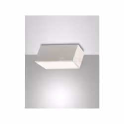 Piccola plafoniera LED compatta. Uso interno. Montaggioa plafone o parete. Corpo in alluminio aforma squadrata. Disponibile c ...