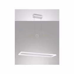 Lampadario a sospensione moderno della collezione BARD, a LED 4000K - 52W - 5400 lm, dimmerabile a taglio di fase, regolabile ...
