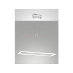 BARD SOSPENSIONE BIANCA NW L.92X32CM A LED 4000K - 52W - 5400 lm DIMMERABILE