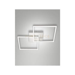 Fabas Luce - bard plafoniera bianca nw L.65X65CM a led 4000K - 52W - 5400 lm dimmerabile c/acc.