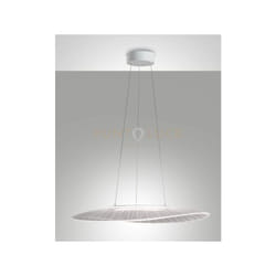 Vela sospensione bianca L.78X55CM. a led 3000K - 40W - 5400 lm dimmerabile smart c/acc