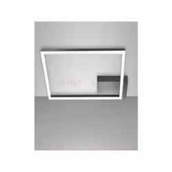 Plafoniera ANTRACITE a LED 4000K - 39W - 4050 lm. LED dimmerabile a taglio di fase, IP20. Compatibile con l’utilizzo di coman ...