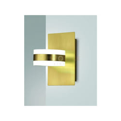 DUNK APPLIQUE OTTONE SATINATO A LED 3000K - 16W - 1510 lm ORIENTABILE