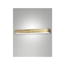 Fabas Luce - banny applique ottone satinato a led 3000K - 24W - 2260 lm 50,5cm IP20
