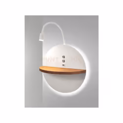 Applique da comodino a LED 3000K - 9W + 6,5W - 750 lm + 630 lm, Regolazione luce al tocco, touch dimmer. Orientabile, con cav ...
