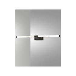 Fabas Luce - ago applique nero da specchio a led 3000K - 14W - 840 lm L.61,5CM IP44