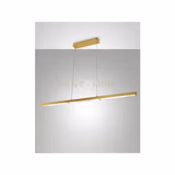 Lampadario a sospensione con struttura in metallo e metacrilato a LED 3000K - 40W - 4800 lm, Regolazione luce con pulsantePus ...