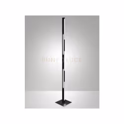 Lampada da terra con struttura in metallo e metacrilato. A LED 3000K - 36W - 4320 lm. Con variatore (dimmer).