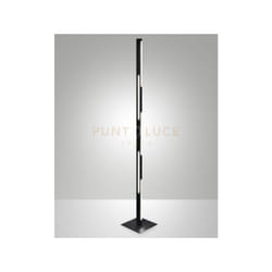 Fabas Luce - ling lampada da terra nera a led 3000K - 36W - 4320 lm dimmerabile
