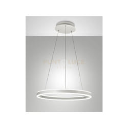 PALAU LAMPADARIO A SOSPENSIONE BIANCA D. 60CM A LED 3000K - 60W - 6540 lm DIMMERABILE