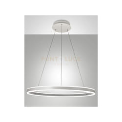 Palau lampadario a sospensione bianca d. 80CM a led 3000K - 64W - 6980 lm dimmerabile