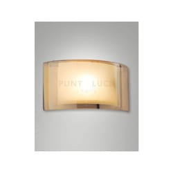 Fabas Luce - alide applique ambra in vetro 1 luce attacco E27 IP20