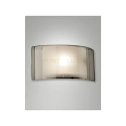 Alide Applique Fume' In Vetro 1 Luce Attacco E27 Ip20