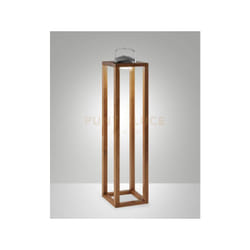 Fabas Luce - blend lampada da tavolo ricaricabile noce 87,4CM dimmerabile