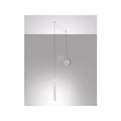 Lampada a sospensione a LED 3000K - 6,5W - 720 lm. Struttura in metallo e metacrilato in 3 diversi colori. Dimmerabile a step ...