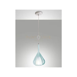 Lila Sospensione 1 Luce Azzurra Attacco E27 D.20cm