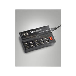 Fabas Luce - 3746-50-101 caricatore usb 12 porte con interruttore