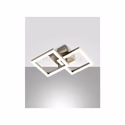 Applique con struttura in metallo e metacrilato a LED 3000K - 21W - 2160 lm, dimmerabile a taglio di fase, colore ORO OPACO,  ...