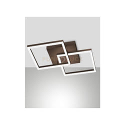 Fabas Luce - bard applique corten 2 luci a led 3000K - 39W - 3880 lm dimmerabile