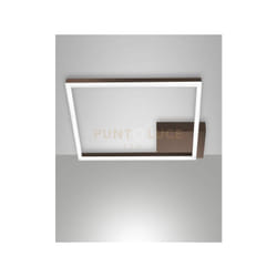 Fabas Luce - bard plafoniera corten a led 3000K - 39W - 3880 lm dimmerabile 45CM